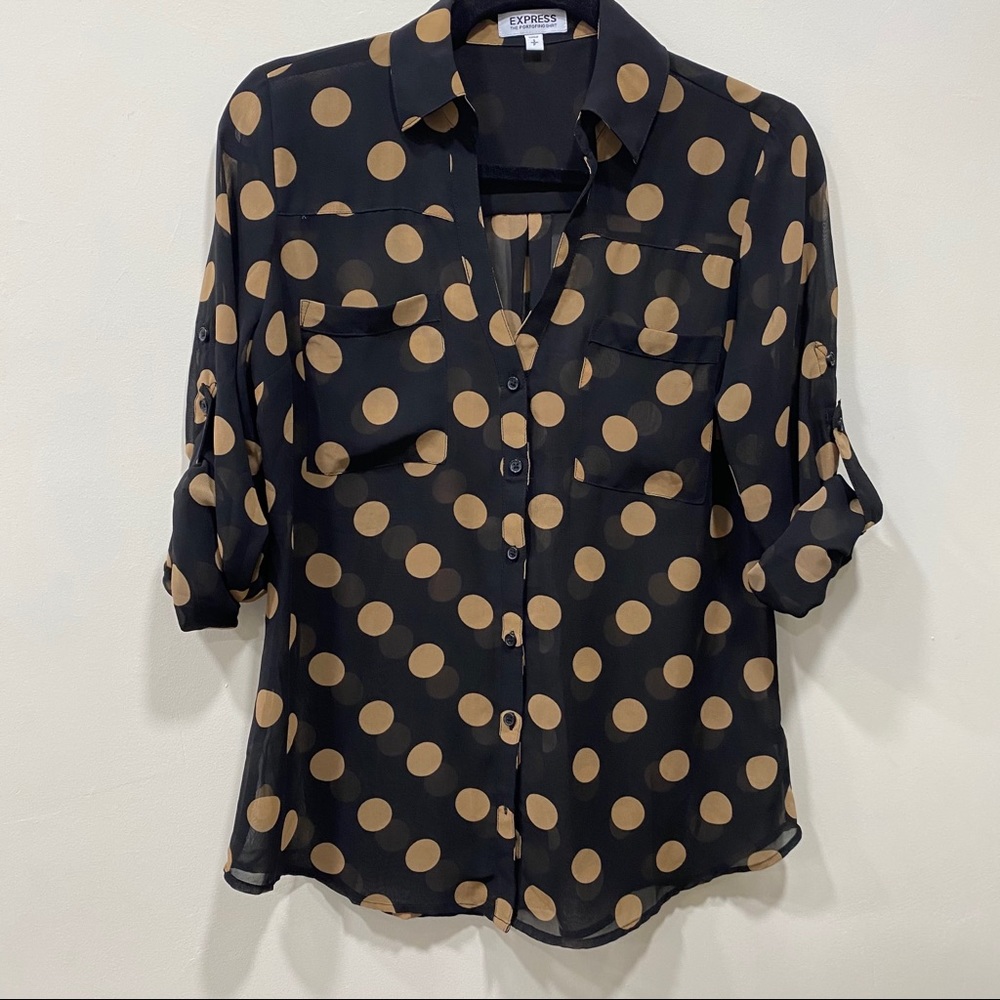 Express Portofino Shirt sheet Polka Dot